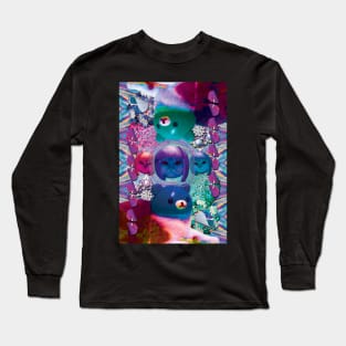 bubble cats going to the taco dome Long Sleeve T-Shirt